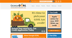 Desktop Screenshot of goalscholarship.org