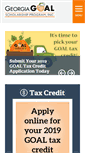 Mobile Screenshot of goalscholarship.org